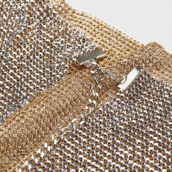 NWT H&M Rhinestone Top - Picture 3 of 10